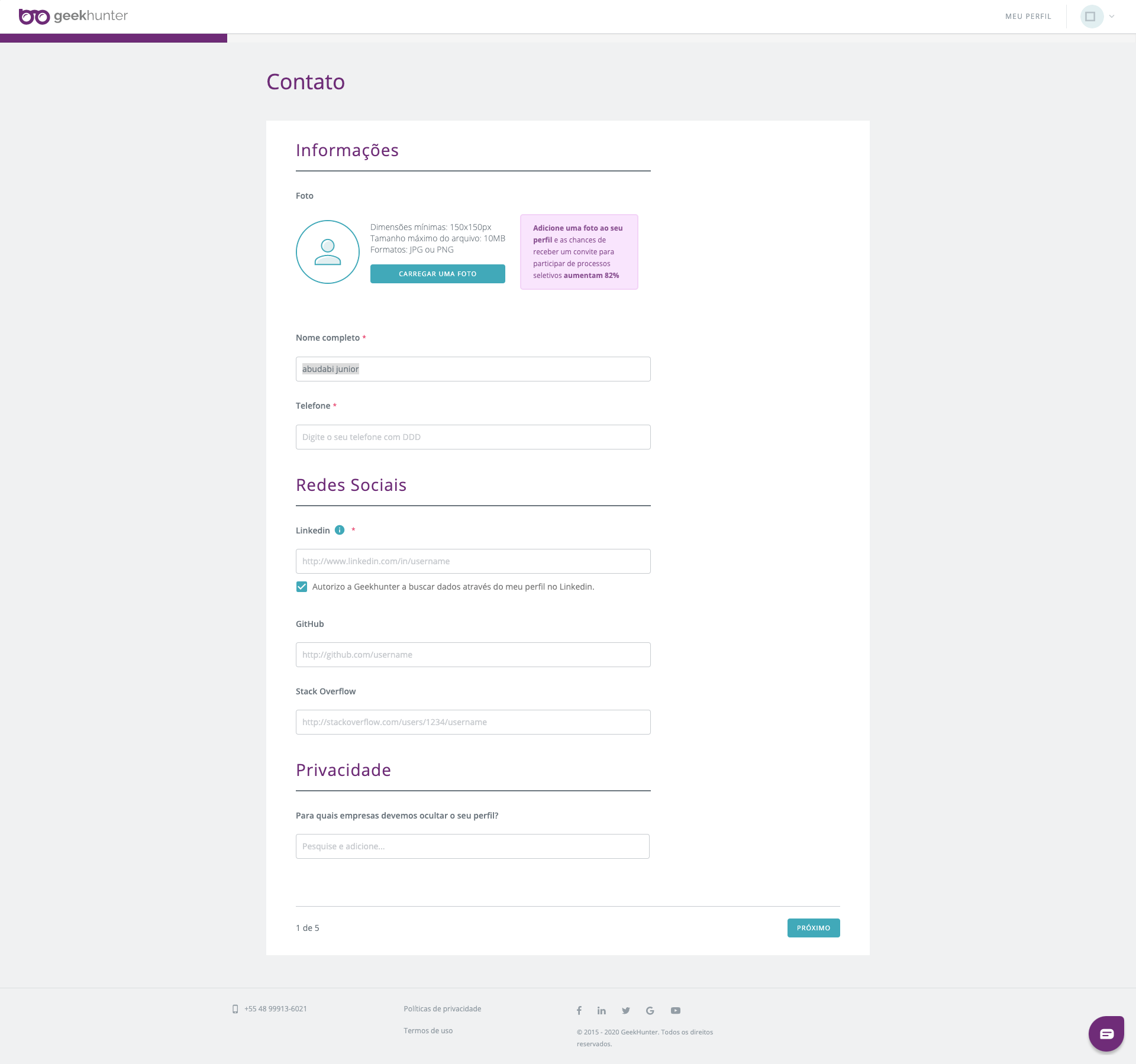 Developer Onboarding screenshot 1